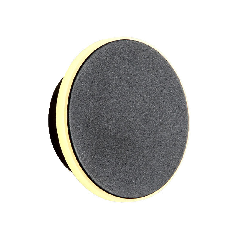 Modern Black/White Led Disc Sconce: Single Acrylic Wall Light In Warm/White
