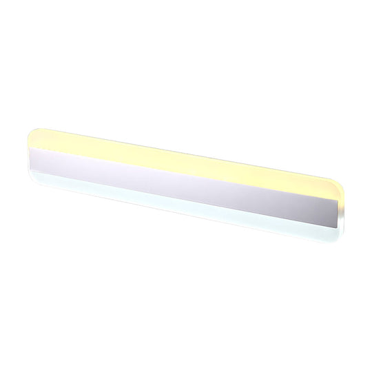 Modern Acrylic Led Bathroom Vanity Mirror Light With Reflector - 31.5/39/47 Wide