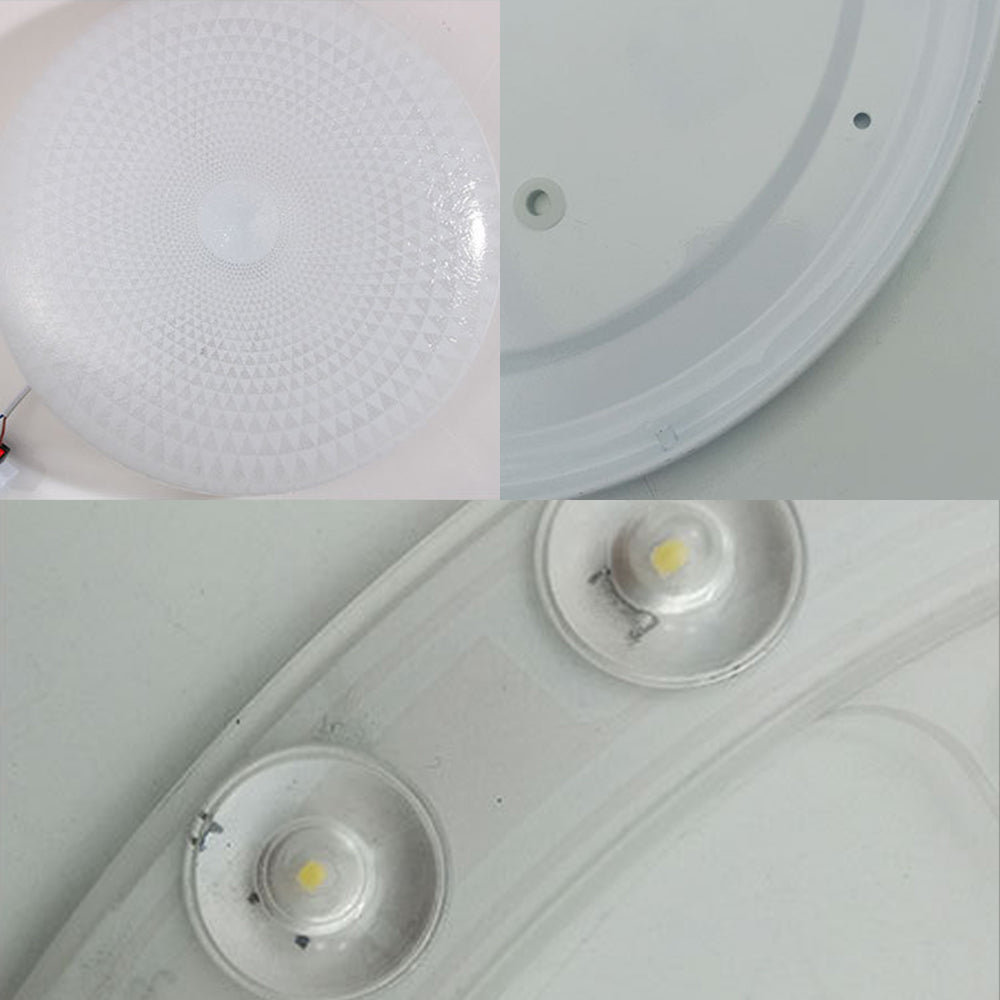 Modern Acrylic Led Ceiling Light Fixture In Warm/White/Natural 15/19 Dia