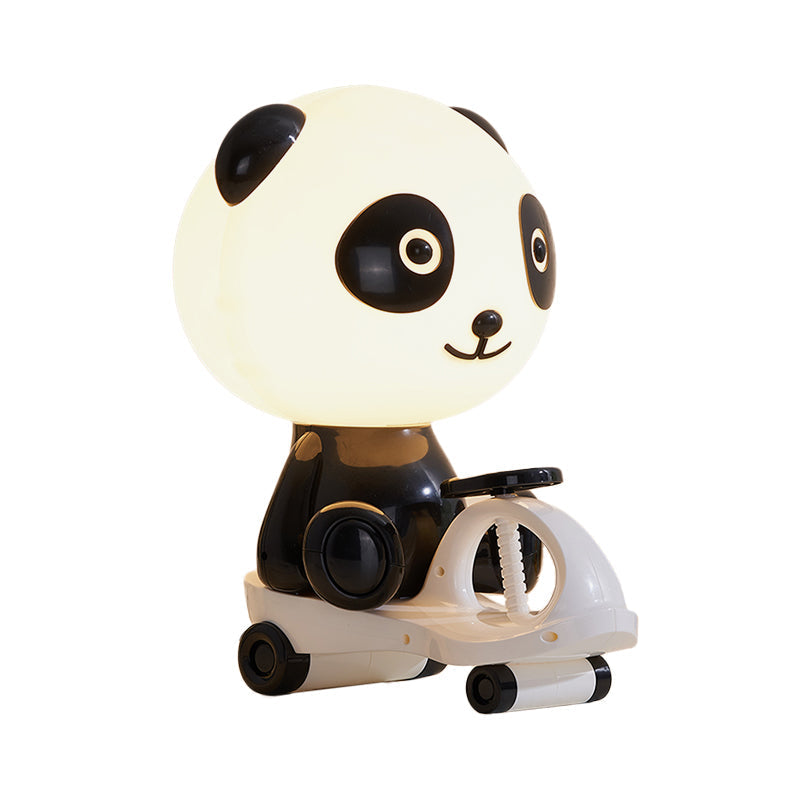Iris - Adorable Pig/Frog/Panda Kids Bedroom Reading Book Light Plastic 1-Light Cartoon Night Table