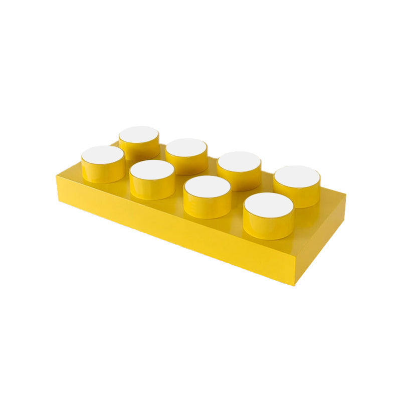 Rectangular Multi-Head Metal Ceiling Lamp For Modern Kitchen Flush Mount