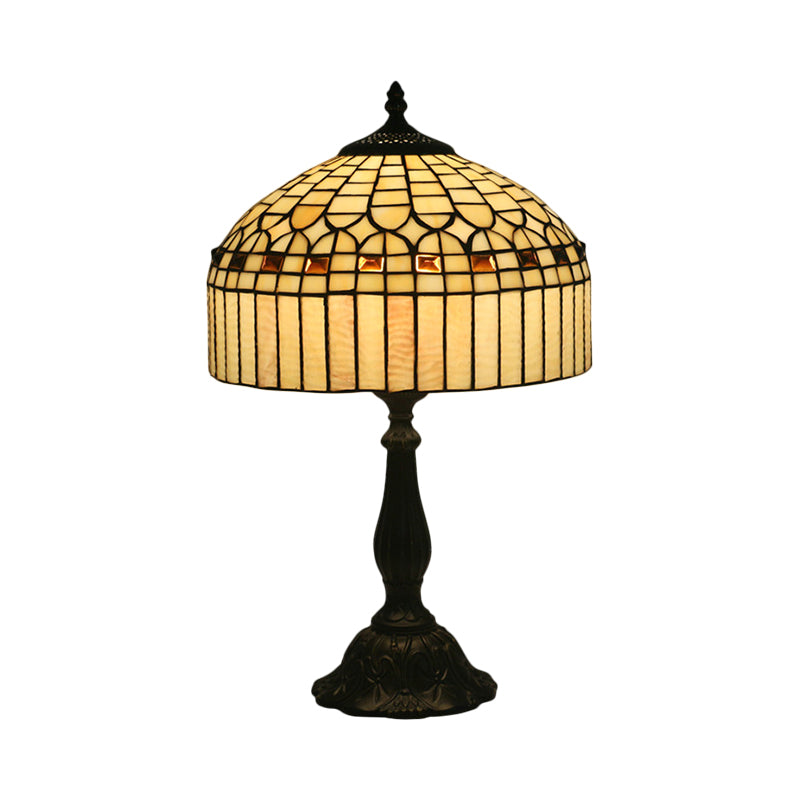 Tiffany Style Beige Glass Nightstand Light
Note: It Is Important To Keep The Keywords Style And