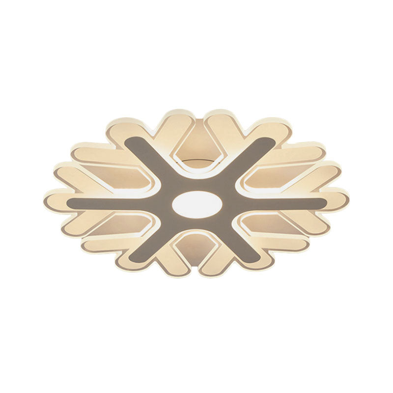 Modern Led Snowflake Ceiling Light For Kids’ Bedrooms