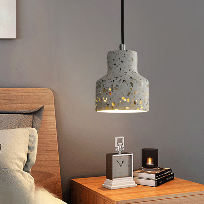 Nordic Terrazzo Hanging Lamp - Black/Red/Pink With Down Lighting Pendant Perfect For Dining Table 1
