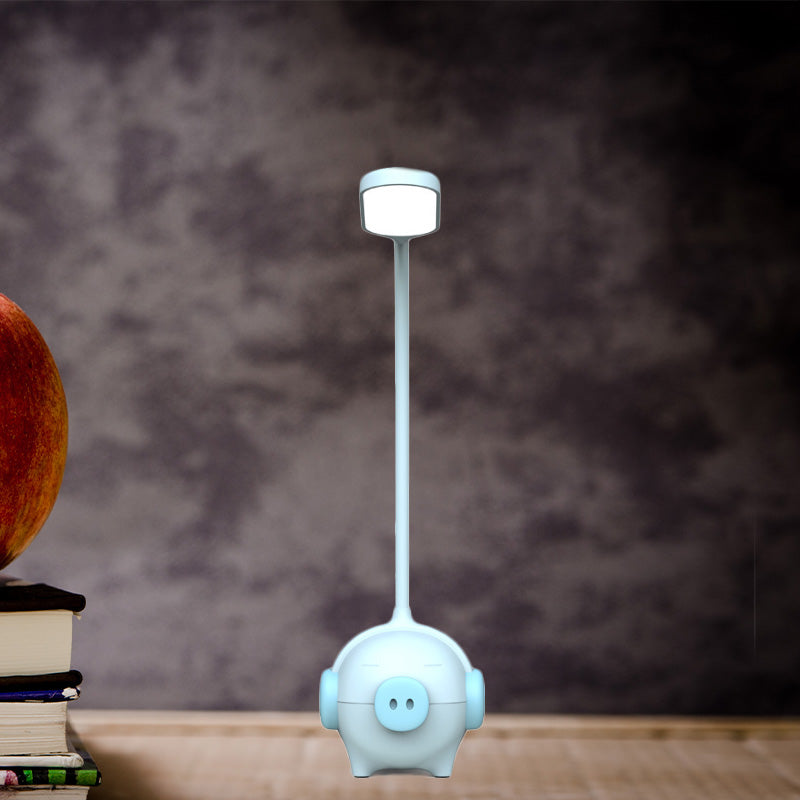 Piggydesk Led Desk Light - Flexible Gooseneck Reading Lamp