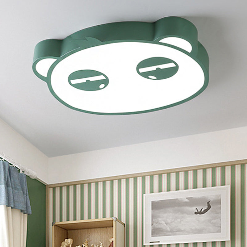 Here Are Two Options:
1. Panda Flushmount Nursery Light - Colorful Animal Led Ceiling Lamp
2.