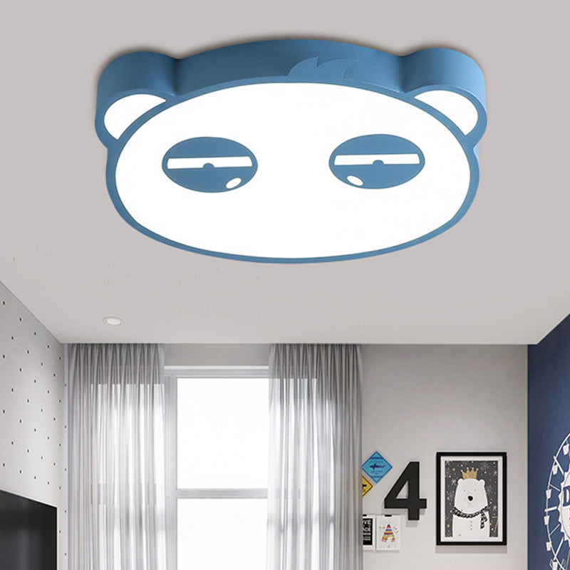 Here Are Two Options:
1. Panda Flushmount Nursery Light - Colorful Animal Led Ceiling Lamp
2.