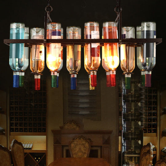 Rustic Metal Pendant Lighting Kit - Industrial Style Hang Lights For Dining Room 1/2/3 Light