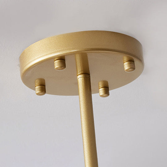 Simplistic Led Swirling Branch Chandelier Pendant Light For Dining Room