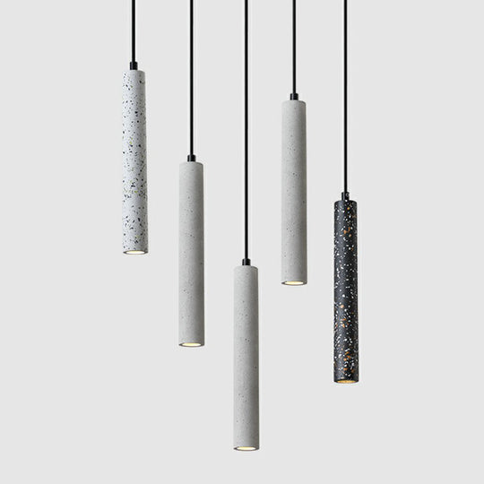 Terrazzo Led Pendant: Minimalist Dining Room Light