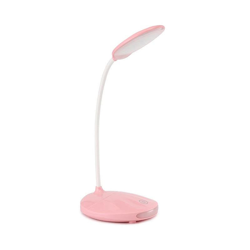 Modern Pink/White Led Folding Desk Lamp With Usb Charging - Perfect For Reading