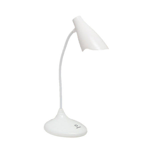 Nordic Bell-Shaped Led Desk Lamp: Touch-Sensitive With Usb Charging Port Blue/Green/Pink/White