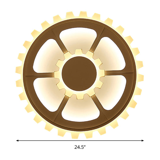 Modern White Led Flower Ceiling Light For Kids’ Bedroom