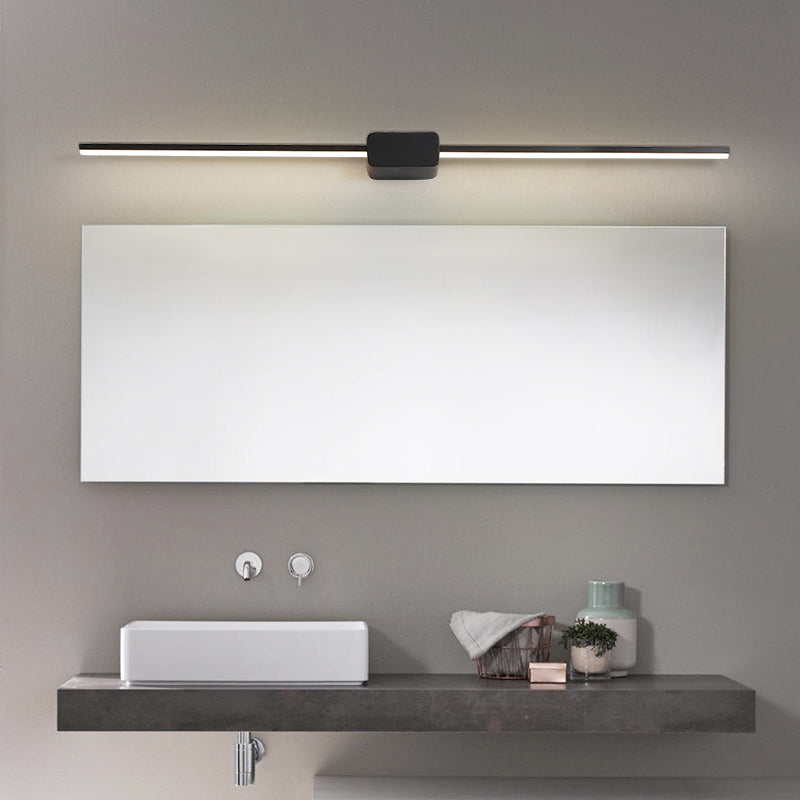 Sleek Led Sconce For Minimalist Bathroom Vanity Lighting
