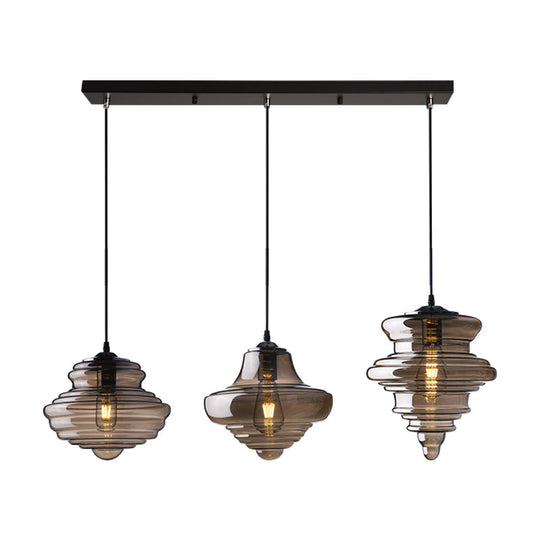 Modern Glass Pendant Lighting For Dining Room Table