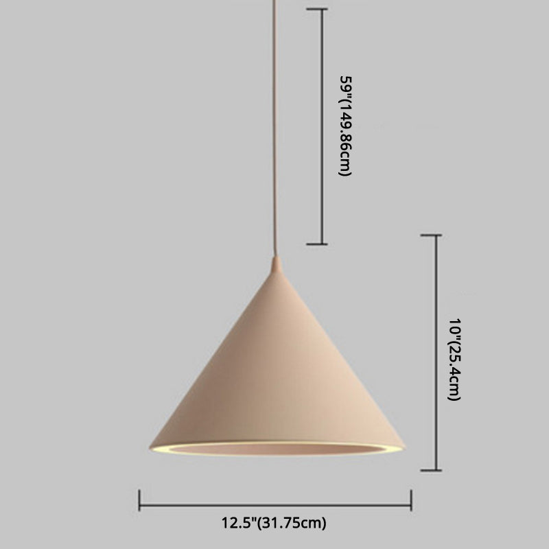 Minimalist Led Conical Pendant Light - Stylish Metal Ceiling Fixture