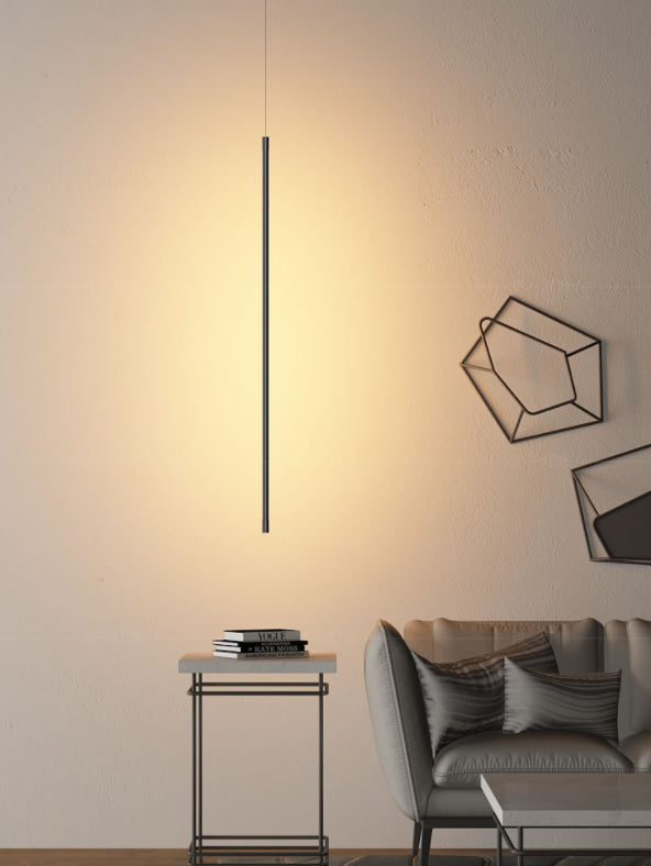 Contemporary Led Black Metal Pendant Light - Stylish Ceiling Suspension Lamp