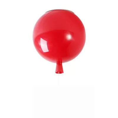Kids Acrylic Balloon Flush Mount Ceiling Lamp - Creative Single Light Fixture Red / 8