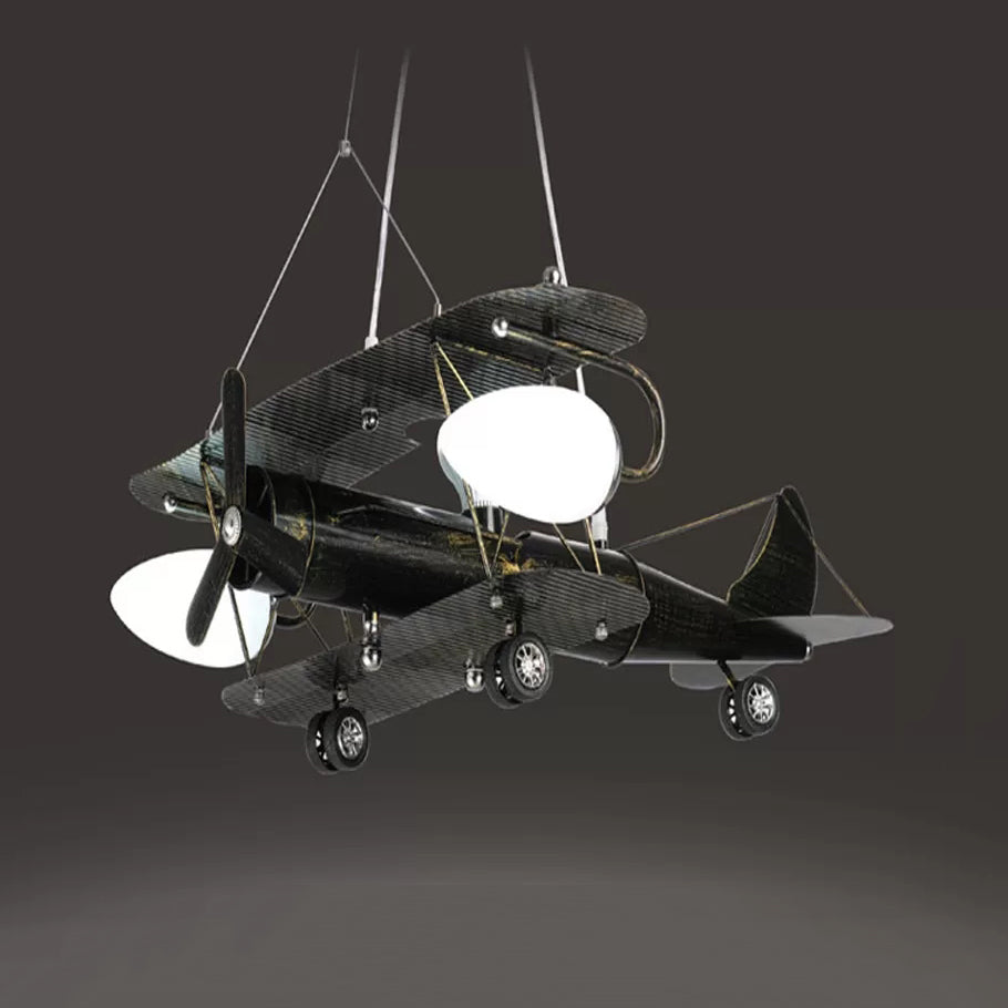 Vintage-Style Glider Kindergarten Metal Chandelier In Antique Brass
Note: Seo Is Important So Its