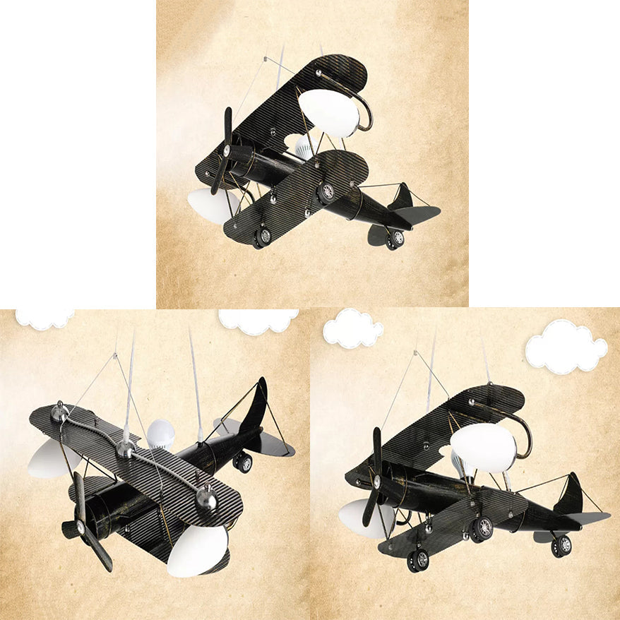 Vintage-Style Glider Kindergarten Metal Chandelier In Antique Brass
Note: Seo Is Important So Its