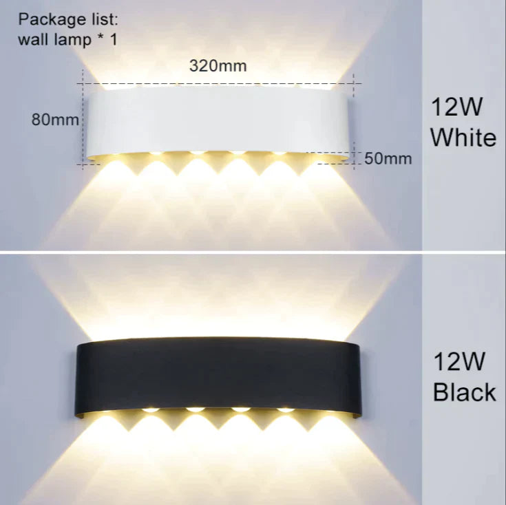 Led Outdoor Waterproof Wall Lamp Led Light Porch Courtyard Garden Lights Balconi Lighting Outdoor