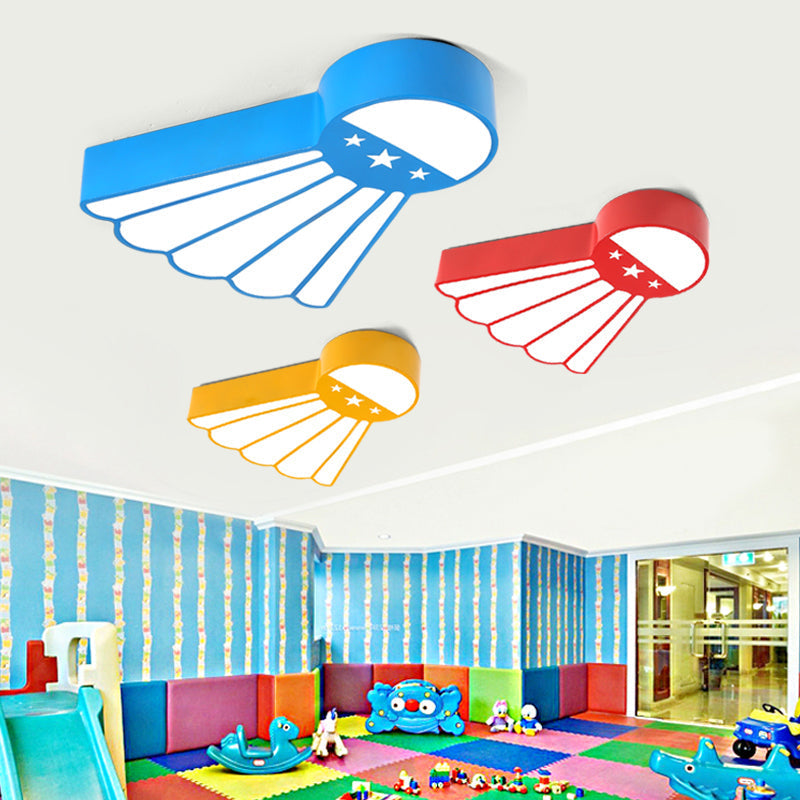 Kindergarten Ceiling Mounted Led Light For Kids’ Badminton Room (Blue/Green/Red)