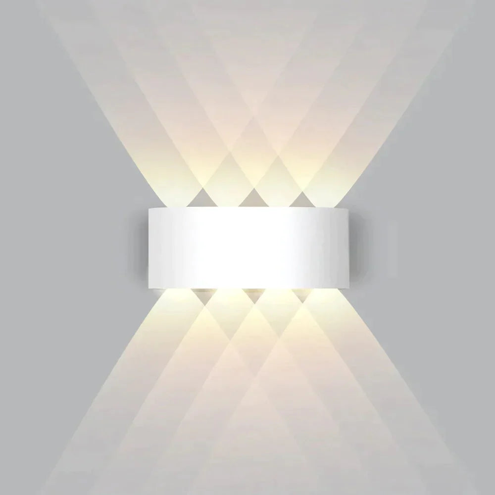 Led Wall Light Outdoor Waterproof Modern Nordic Style Indoor Lamps Living Room Porch Garden Lamp 2W