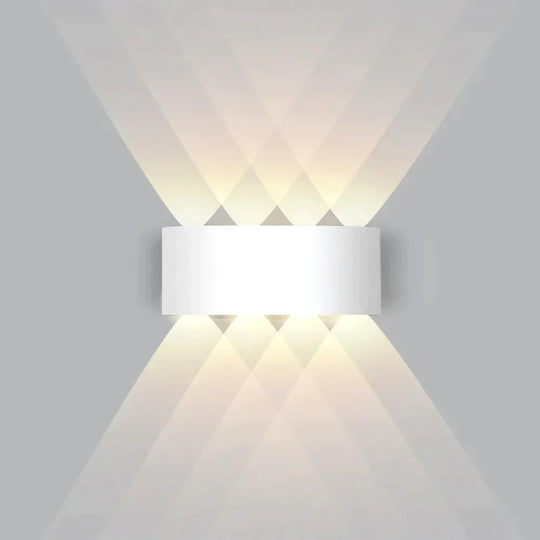 Led Wall Light Outdoor Waterproof Modern Nordic Style Indoor Lamps Living Room Porch Garden Lamp 2W