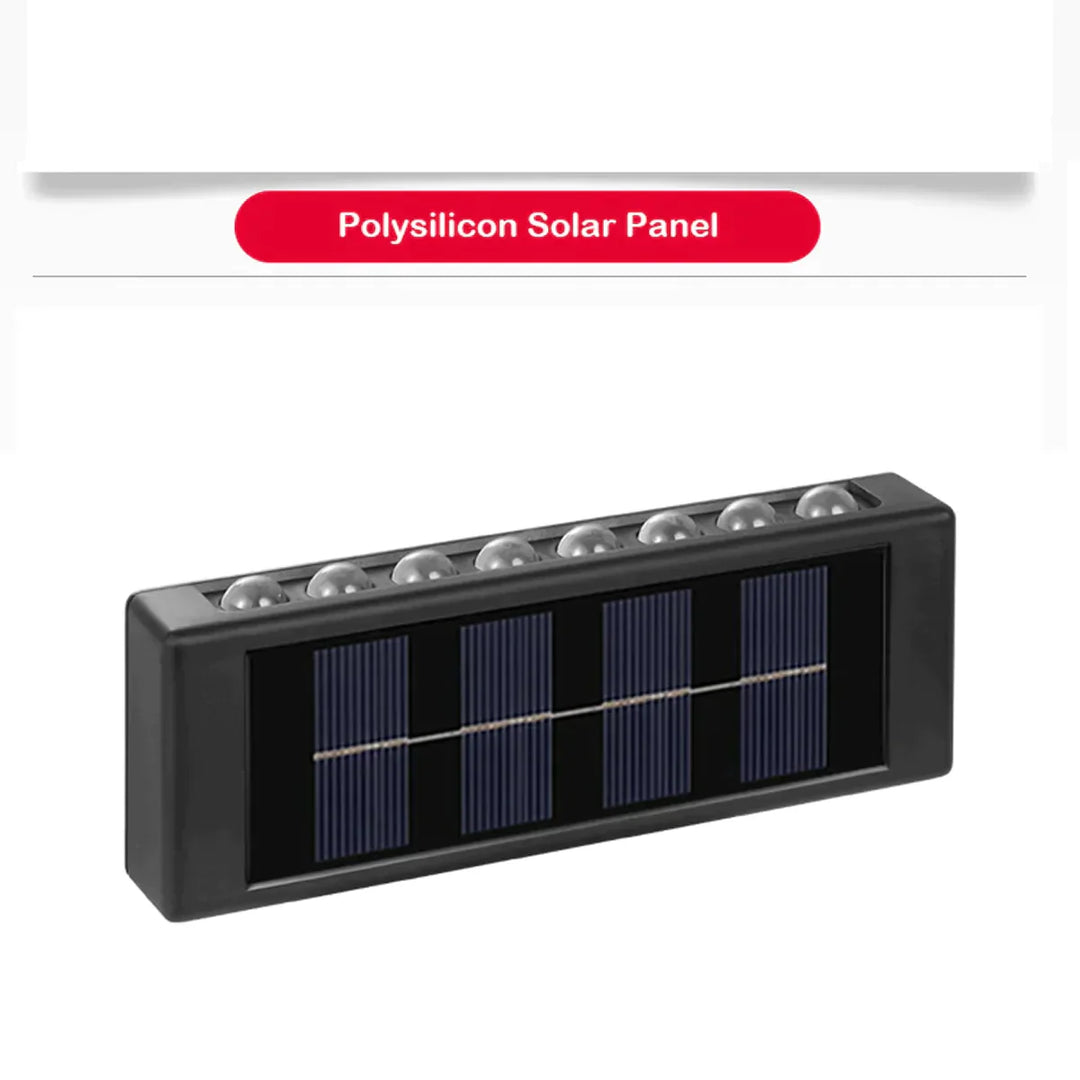 Solar Wall Lamp Outdoor Waterproof Up And Down Luminous Lighting Lamps
