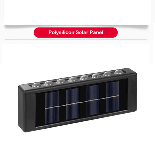 Solar Wall Lamp Outdoor Waterproof Up And Down Luminous Lighting Lamps
