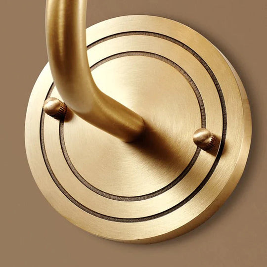 Applique murale en cuivre de chambre à coucher de couloir d'antler d'armoire tout en cuivre