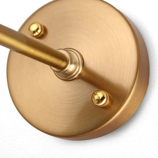 Art Living Room Bedroom Balcony Mirror Bedside Brass Copper Wall Lamp Copper Wall Lamps