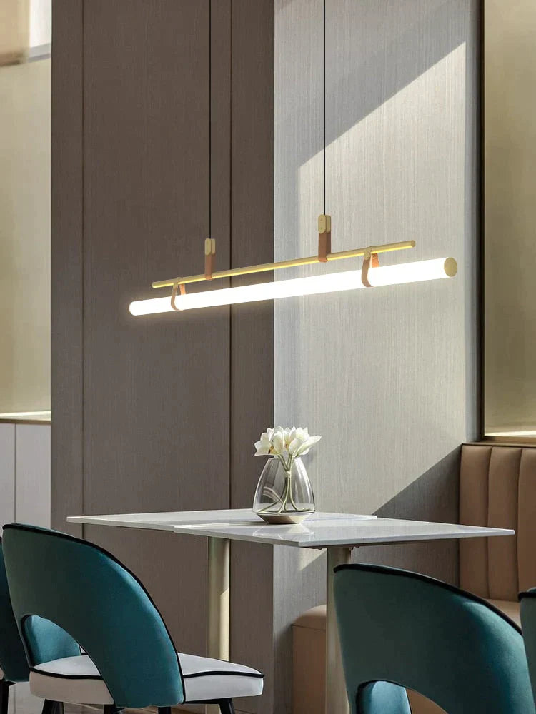 Casia V - Modern Linear LED Bar Pendant Lamp For Dinning Room Kitchen Office Space pendant Light
