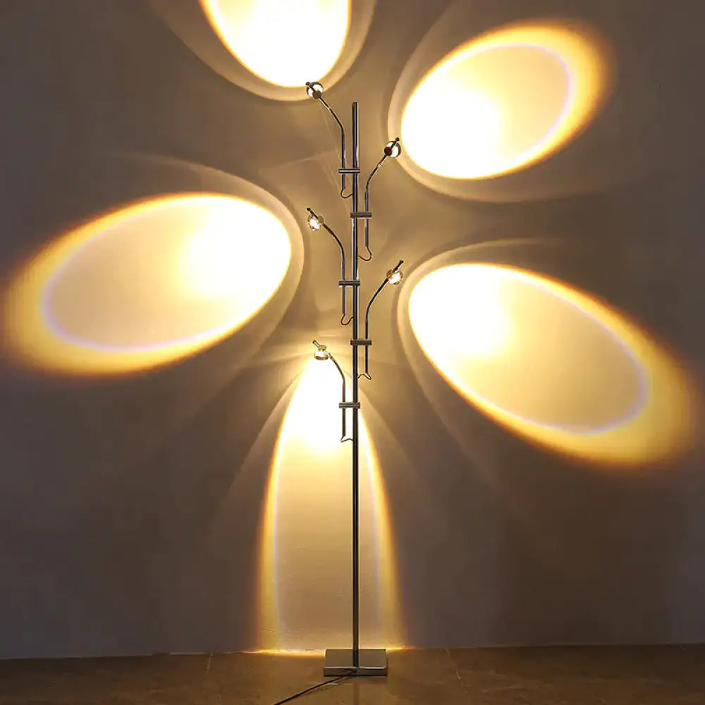 Creative Background Wall Sunset Atmosphere Lamp Floor Lamp Warm light / 5 heads floor lamp Floor Lamps