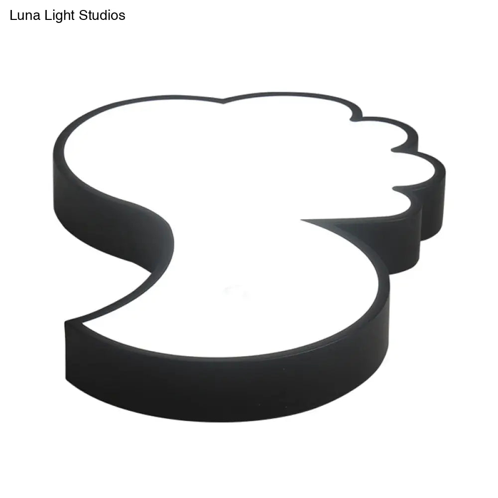 Cute Thumbs - Up Led Ceiling Lamp For Energy - Saving Study Room Lighting