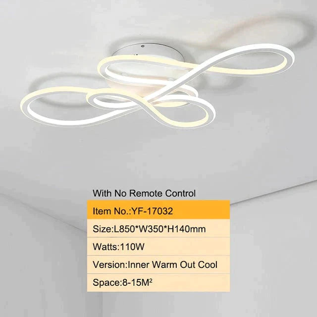 Double Glow Modern Led Ceiling Lights For Living Room Bedroom Lamparas De Techo Dimming Lamp