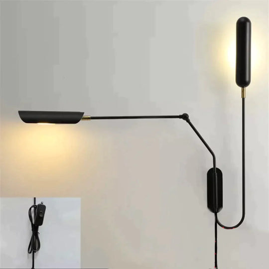 Emma | Industrial Wall Lamp Plug in Wall Lamp