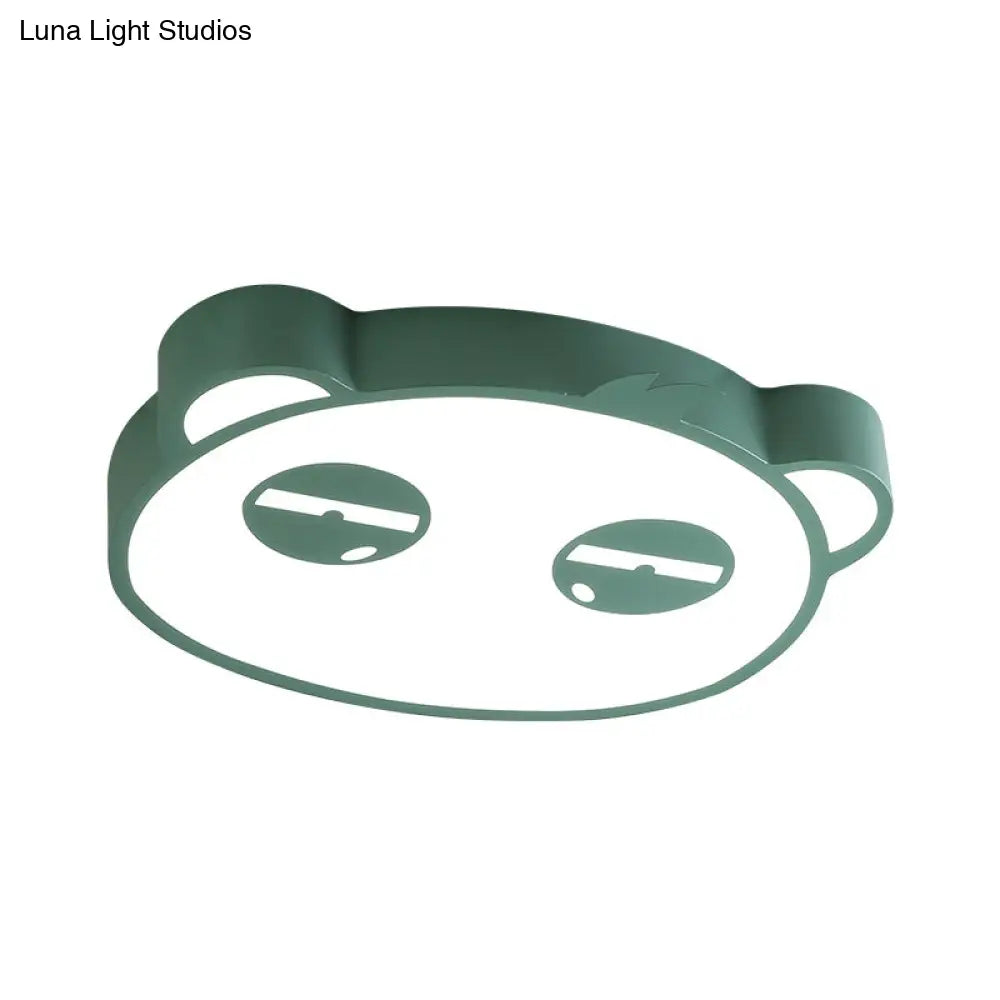 Here Are Two Options: 1. ’Panda Flushmount Nursery Light - Colorful Animal Led Ceiling Lamp’ 2.