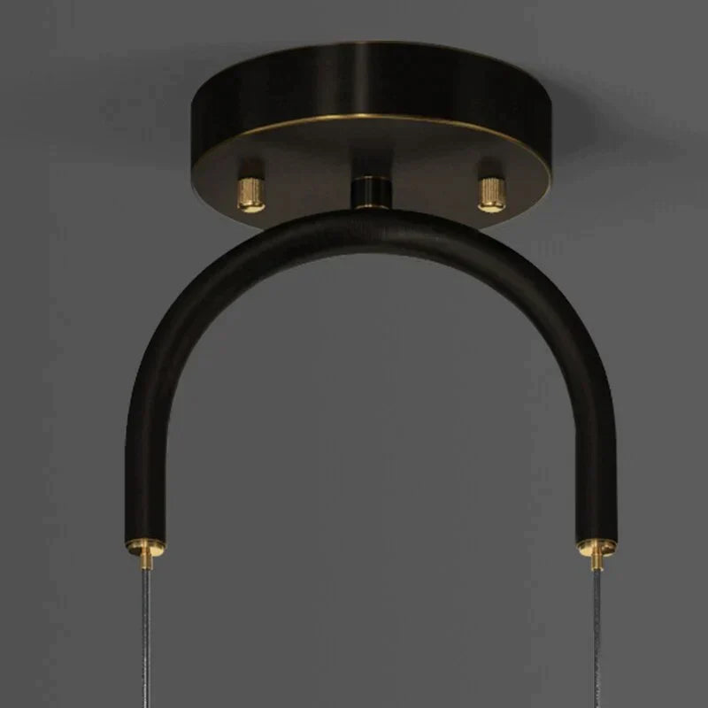 Illumia - Crystal Chandelier Gold Black