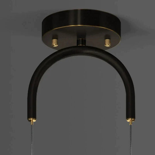 Illumia - Crystal Chandelier Gold Black