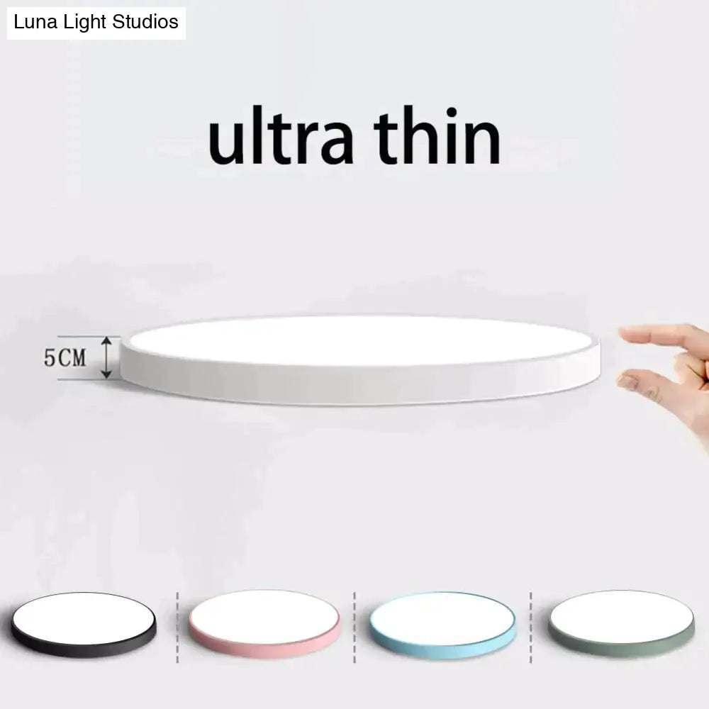 LED Ceiling Light Modern Panel Lamp Lighting Fixture Surface Mount Flush Remote Control Ceiling