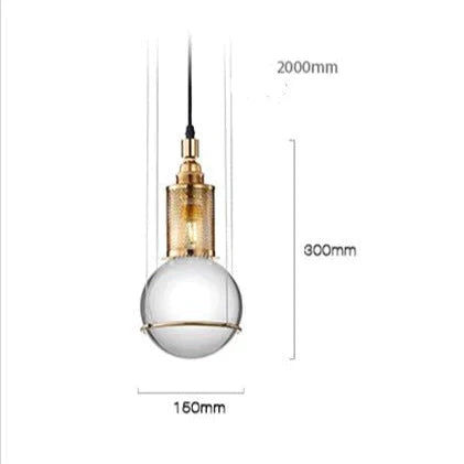Light Home Stay Hotel Bedside Modern Minimalist Personality Window Crystal Glass Chandelier Pendant