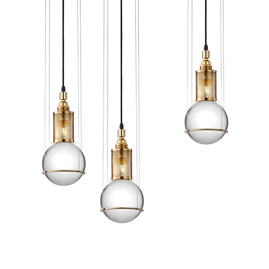 Light Home Stay Hotel Bedside Modern Minimalist Personality Window Crystal Glass Chandelier Pendant