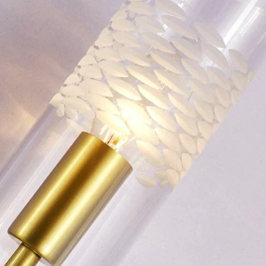 Lampe de mur en cuivre complète de couloir de chevet de salle d'étude de luxe léger