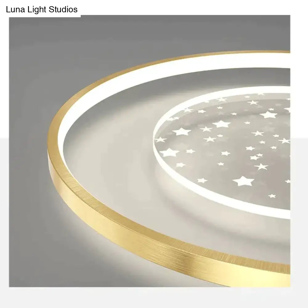 Living Room Lamp Star Ceiling Lamp Simple Modern Light Luxury Hall Lamp Creative Master Bedroom Room Lamp Ceiling