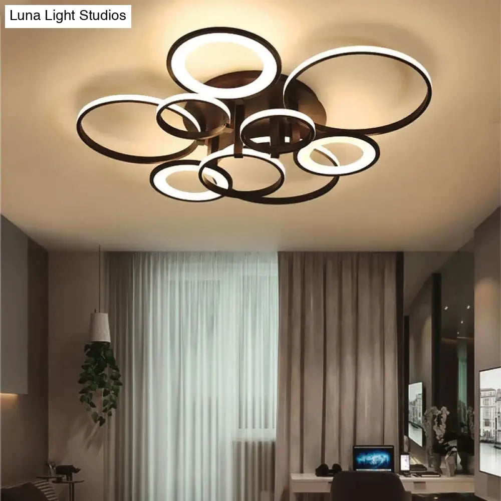 Living Room Led Pendant Lights Bedroom Simple Lamp Atmosphere Home Fashion Creative Personality