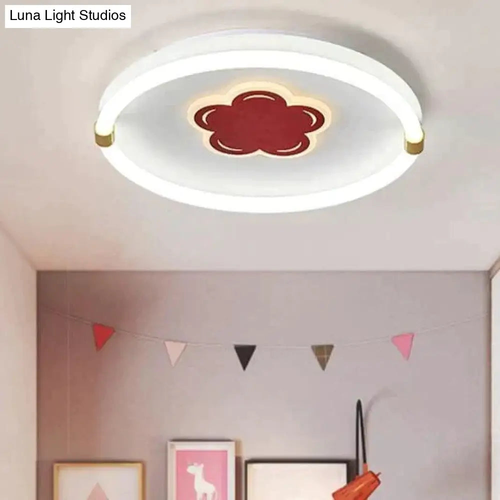 Lovely Creative Flower Room Led Ceiling Lamp