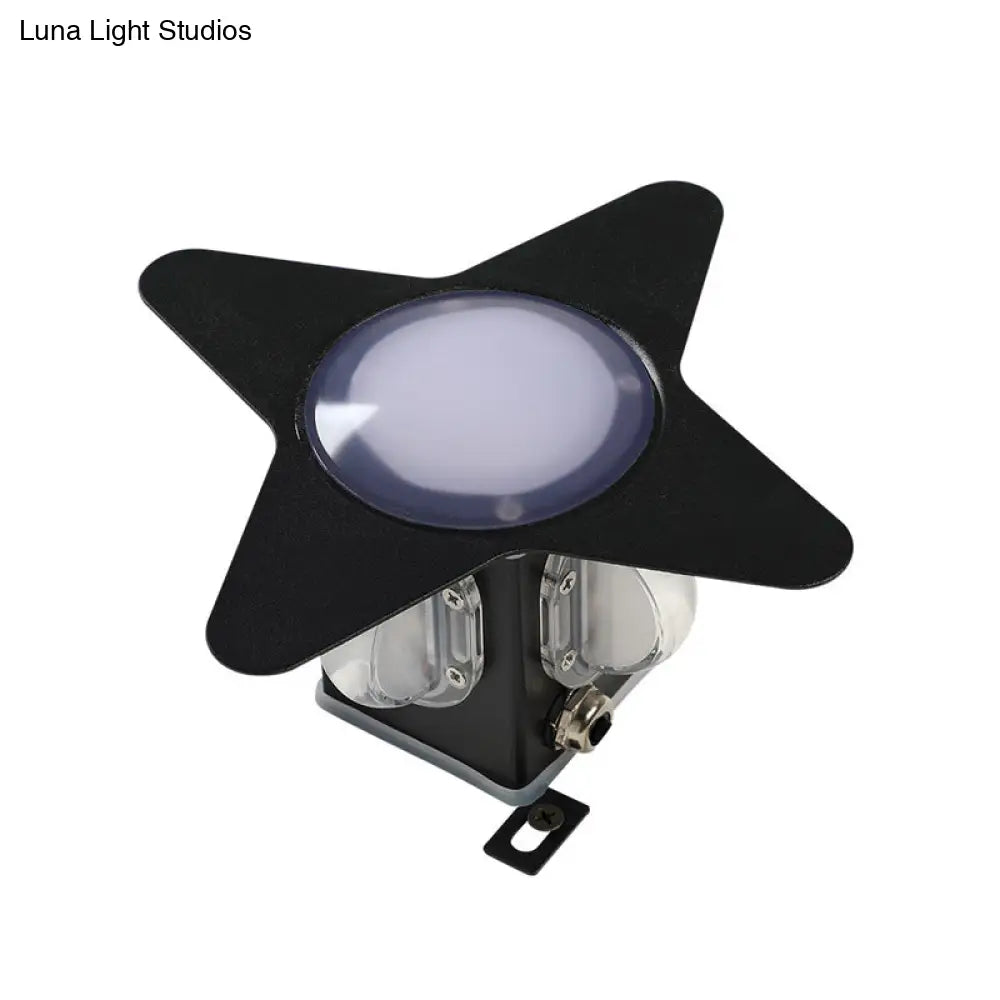 Metallic Rgb Color Changing Outdoor Wall Lamp For Modern Décor