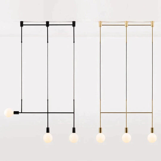 Modern Iron Pendant Light Northern Europe Creative Branches Hanging Lamp Loft Luminarias Industrial