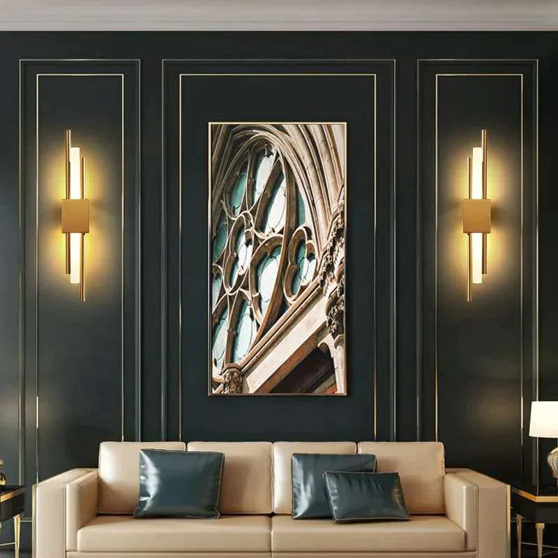 Modern Light Luxury Bedroom Copper Wall Lamp Copper Wall Lamps
